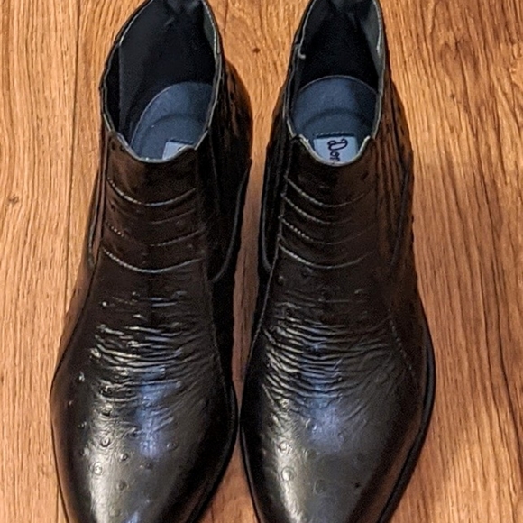 Donato Marrone Ostrich Leather Men's Heeled Boots - Picture 7 of 7